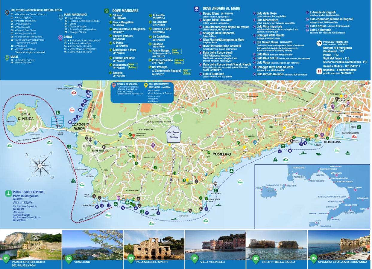 נאפולי La Casetta Di Posillipo מראה חיצוני תמונה